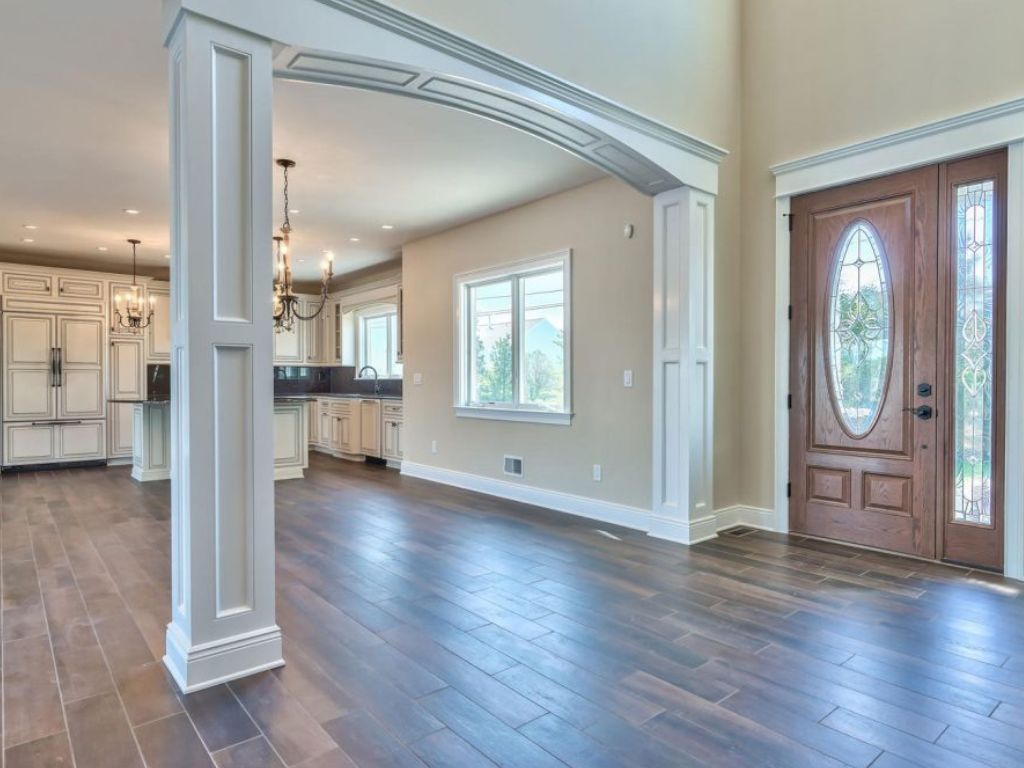 Interior view of a luxury open-concept home showcasing craftsmanship typical of complex renovations in New Jersey